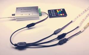 <span class=keywords><strong>สาย</strong></span>เคเบิลแยก<span class=keywords><strong>ไฟ</strong></span> LED 4 5 6พิน1ถึง2 3 4สีดำ30ซม. <span class=keywords><strong>สาย</strong></span>เชื่อมต่อยาวสำหรับ<span class=keywords><strong>5050</strong></span> 3535 RGB RGBW RGB + CCT - Product Image 3