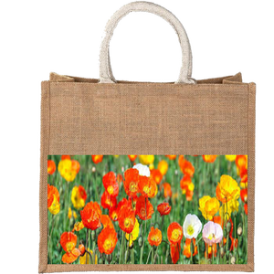 กระเป๋าถือผู้หญิงสีดำ กระเป๋าโท้ทพร้อมกระเป๋าผ้ากระสอบขนาดใหญ่ พิมพ์ลายดิจิทัล ผลิตในอินเดีย รัฐเบงกอลตะวันตก - Product Image 1