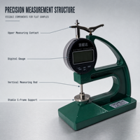 Instrument de mesure de l'épaisseur de membrane de précision JLD-362 avec une résolution de 0,001 mm pour les produits en plastique