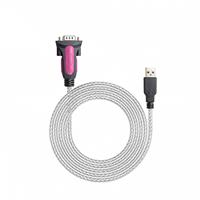 Câble Série USB vers DB9 RS232 FT232, Adaptateur Convertisseur de Port COM 9 Broches de Qualité Industrielle, Câble USB 2.0 en Cuivre Sans Oxygène