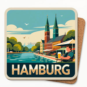 Vente en gros Sous-verres Deutschland Tourisme Souvenirs la Cathédrale Ville Cologne Souvenirs Koln Sous-verres Allemagne Voyage Souvenirs - Product Image 2