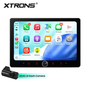 10.1 Inch Single DIN Android Car Stereo Built-in Advanced Driver Assistance System 64GB HD Input QLED CarPlay CE-XTRONS - Product Image 3