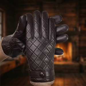 Gants en cuir uni respirants de haute qualité pour hommes, parfaits pour le ski, les sports d'hiver et les activités de plein air – Vente en gros, dernières nouveautés - Product Image 2