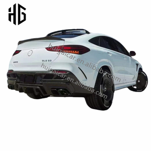Nuevo Kit de cuerpo de fibra de carbono 2025 <span class=keywords><strong>GLE</strong></span> Upgrade a LD Style para <span class=keywords><strong>Mercedes</strong></span> <span class=keywords><strong>Benz</strong></span> W167 C167 parachoques delantero capó labio difusor trasero Spoilers - Product Image 5