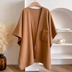 Sciarpa Elegante da Donna di Alta Qualità con Cintura, Poncho Morbido Aperto sul Davanti per Primavera Autunno Inverno 2026 - Product Image 4