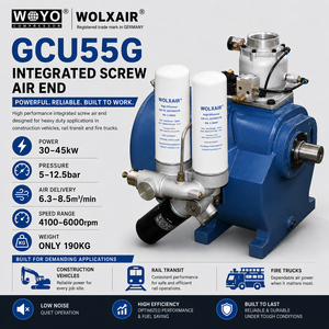 Compresseur <span class=keywords><strong>d</strong></span>'<span class=keywords><strong>air</strong></span> rotatif à vis embarqué portable WOLXAIR GCU55G 30-45 kW, bloc compresseur compact intégré, refroidissement par <span class=keywords><strong>air</strong></span> - Product Image 1