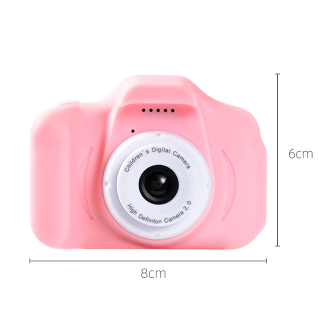 Boys and Girls Kids Toy Digital Camera 2 Inch IPS Screen Video Recorder Dual Lens Kid Selfie Camera