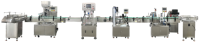 Machine de remplissage automatique de bouteilles de jus avec capsuleuse pour PET de 500 ml pour la production de jus de fruits pour les petites entreprises