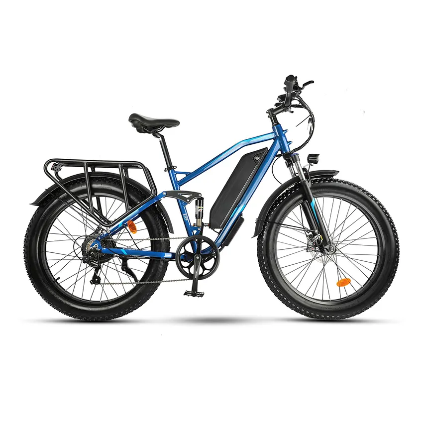 Ebike unisex de alta velocidad 48V 17.5Ah Fat Tire E Bike Bicicleta de montaña eléctrica italiana para caza