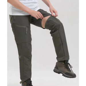 <span class=keywords><strong>Pantaloni</strong></span> Casual da Uomo con Parte Anteriore Piatta, Asciugatura Rapida, Impermeabili, Traspiranti, per Attività all'Aperto, Tattici, Escursionismo, Sport, Campeggio, <span class=keywords><strong>Trekking</strong></span>, con Pantaloncini Rimovibili - Product Image 3