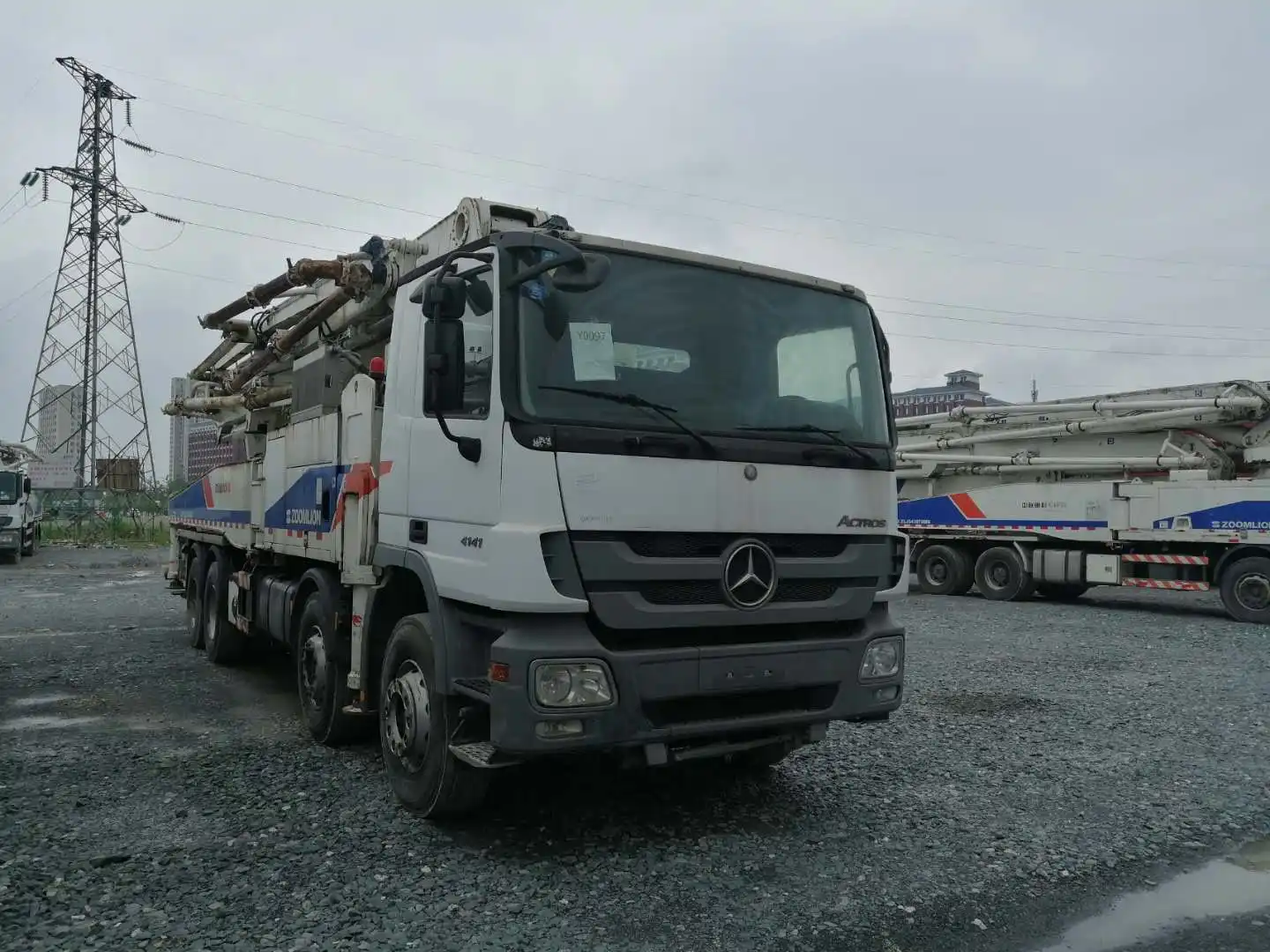 Bon état, reconditionné, pompe à béton de 37M d'occasion, camion