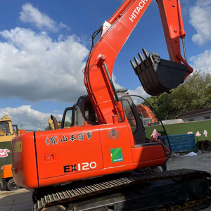 Excavadora Hitachi EX120 Usada en Buen Estado, de 10 Toneladas, con Sistema Hidráulico, Motor y Caja de Cambios Potentes, en Venta - Product Image 5