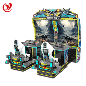 Machine <span class=keywords><strong>d</strong></span>'arcade <span class=keywords><strong>simulateur</strong></span> <span class=keywords><strong>de</strong></span> <span class=keywords><strong>vol</strong></span> à monnayeur pour 2 joueurs, <span class=keywords><strong>jeu</strong></span> <span class=keywords><strong>de</strong></span> tir <span class=keywords><strong>d</strong></span>'<span class=keywords><strong>avion</strong></span> en anglais pour parcs <span class=keywords><strong>d</strong></span>'attractions, en métal - Product Image 1