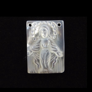 Coquillages naturels blancs vierges de la Vierge Marie et de Jésus, 8x12 mm et 12x16 mm, pour bijoux - Product Image 5