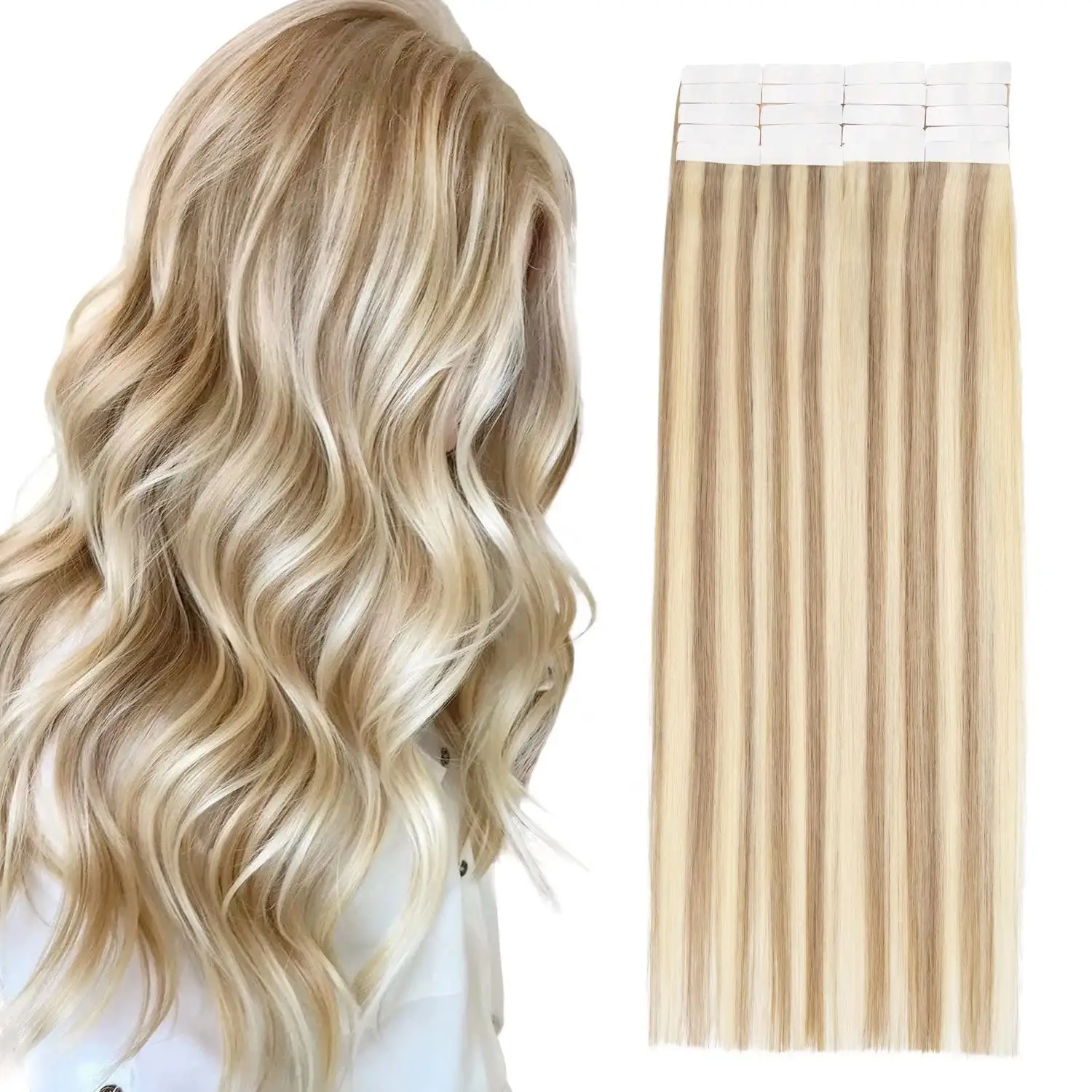 Extensiones de Cabello Virgen sin procesar, pelo profesional europeo, envío rápido