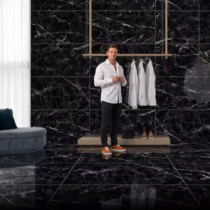 Nero Emprador 600x1200mm Premium Polished Glazed Porcelain Floor and <b>Wall</b> Tiles High Gloss Finish - Product Image 6