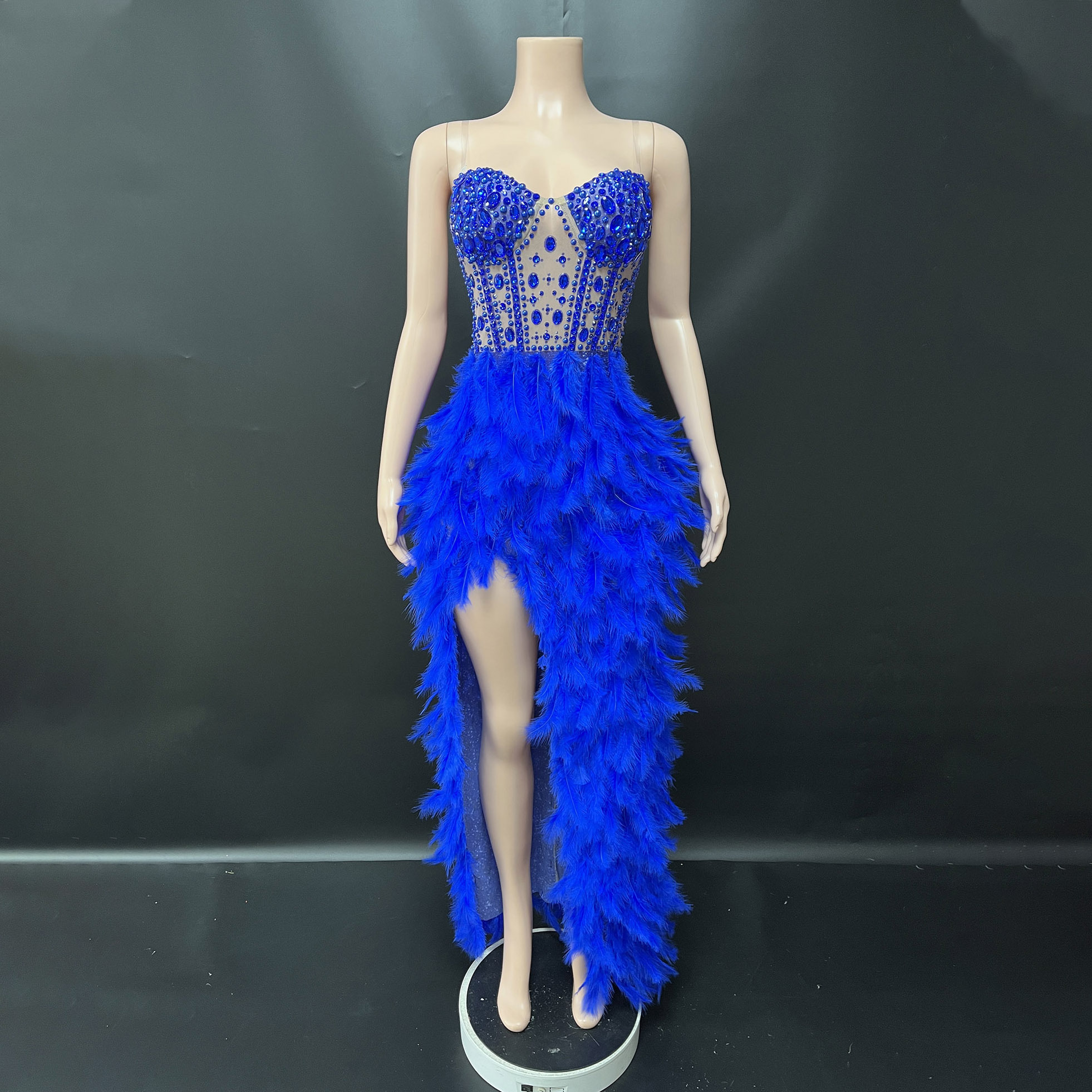 slim fit dress slacks LaDivine CD307 Long Fitted Prom Dress – The Dress Outlet main image 1