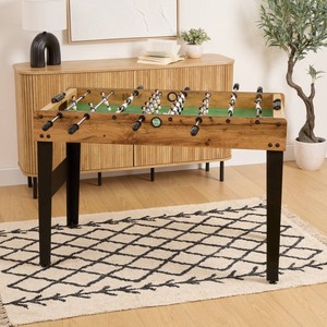 TABLE DE FOOTBALL DE TABLE WILLY WOOD 115X61CM H 80CM EN MÉTAL ET MDF - Product Image 1