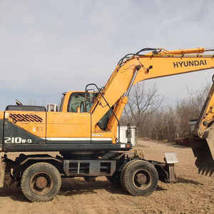 Excavadora de Ruedas Usada Hyundai R210W-9 de 21 Toneladas, Excavadora Original de Corea - Product Image 1