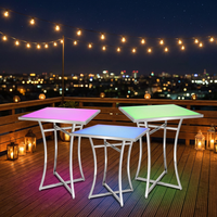 Table de Buffet Électrique Moderne de Luxe en Acier Inoxydable avec Plateau en Verre, Présentoir Robuste sur Mesure pour Hôtels et Événements de Restauration