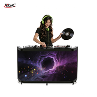 Écran LED portable pour table de DJ, haute luminosité, économie d'énergie, écran vidéo LED, contenu visuel personnalisé pour festival de musique, fête