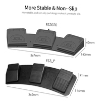 FS2020U1 USB Foot Switch Control Key Customized Computer Keyboard Action Pedal for Medical Devices Instruments Computers Office