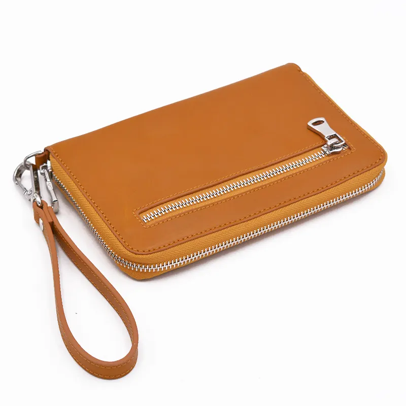 Latest hot selling wallet case good quality genuine leather wallet