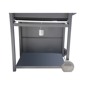 Xách tay 3 + 1 Burner Propane gas nướng thép và sắt BBQ giỏ hàng phong cách với tủ Side Burner và kệ cho thịt nướng ngoài trời - Product Image 6