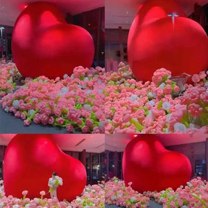 <span class=keywords><strong>Alerte</strong></span> Best-seller : Décorations gonflables <span class=keywords><strong>en</strong></span> forme de cœur avec logo, motifs de dessins animés <span class=keywords><strong>en</strong></span> forme de cœur <span class=keywords><strong>rouge</strong></span>, code d'amour qui fait battre les cœurs - Product Image 2