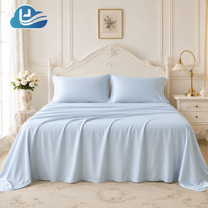 Juego de Ropa de Cama de Bambú Orgánico de Lujo de 300 Hilos, Sin Arrugas, para el Hogar, con Certificación BSCI e ISO9001, de Calidad de <span class=keywords><strong>Hotel</strong></span> 5 <span class=keywords><strong>Estrellas</strong></span>, de Cloudland Wholesale Factory - Product Image 1