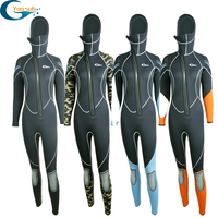 Combinaison de plongée courte pour enfants YONSUB en néoprène 5 mm, imprimée, respirante, avec fermeture éclair dorsale ou frontale, grande taille, pour le surf, la plongée en apnée, la plongée et la natation