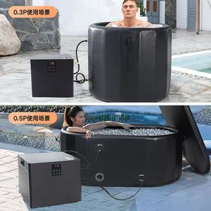 Bain de glace de récupération pour athlètes, récupération physique, avec salle de sauna, moteur de pompe haute précision, 220V/110V 500W - Product Image 6
