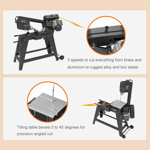 Lame de <span class=keywords><strong>scie</strong></span> <span class=keywords><strong>à</strong></span> ruban verticale et horizontale CE pour la découpe des métaux, niveau de sécurité élevé, 230-240V, machine <span class=keywords><strong>à</strong></span> scier le bois - Product Image 5