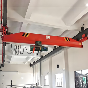Mécanisme de levage de grue de <span class=keywords><strong>pont</strong></span> aérien à poutre unique robuste palan électrique 1-25 tonnes au sol et télécommande 3 phases 380V - Product Image 3