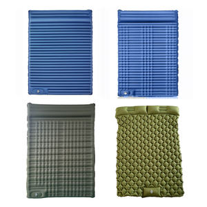 Colchón de Aire Ultraligero para 2 Personas, Colchoneta de Camping de Nailon 40D, Tela Compuesta de TPU, Colchoneta Inflable Doble con Bomba de Pie y Almohada - Product Image 6