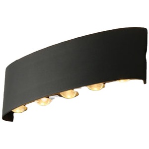 Super luminoso 6W telescopio in alluminio LED lampada da parete esterna impermeabile a doppia testa <span class=keywords><strong>per</strong></span> soggiorno camera da letto parete esterna - Product Image 1