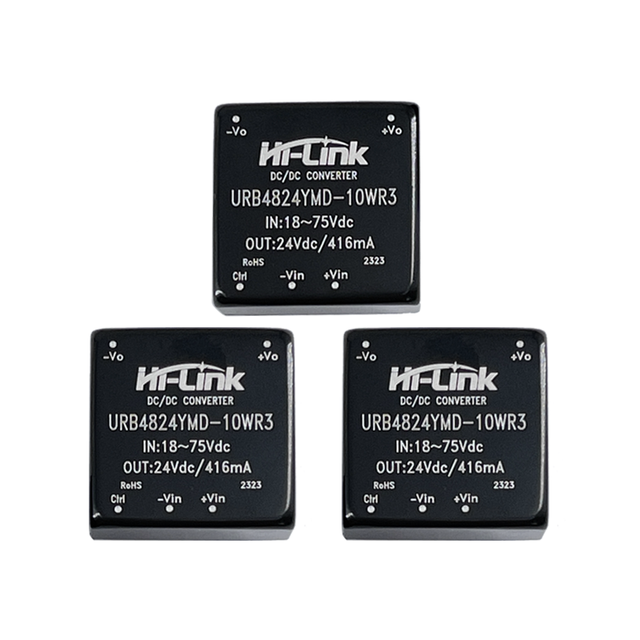 Hi-Link DC-DC Factory Sale Switch Adjustable Converter URB4824YMD-10WR3 Step Down mini Power Supply Module Converter Intelligent