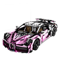 Taigaole T5004/T5004A Piezas Electrochapadas, Modelo de Auto Deportivo, Bloques de Construcción de Partículas Pequeñas para Niños, Juguete de Ensamblaje