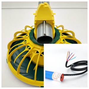 ระบบควบคุมอุปกรณ์ฟาร์มไก่เนื้ออัตโนมัติที่ทนทาน ระบบรางป้อนอาหารแบบถาดพร้อมเซ็นเซอร์วัดระดับอาหาร - Product Image 1