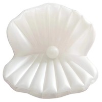 Flotteur de piscine en forme de coquille gonflable, plage d'été, piscine gonflable avec logo, salon de radeau EU USA MART