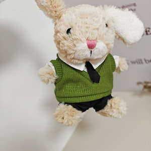 Ensemble de vêtements en tissu unisexe pour poupées de 15 cm, comprenant un gilet et un <span class=keywords><strong>pull</strong></span>, pour poupées Sweet Rabbit, à partir de 14 ans - Product Image 3