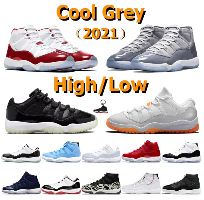 New Basketball Running Shoes Men High Top Trainers 11 Retro Sneakers For Men Shoes