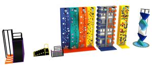 Parque de Trampolines Interactivo para Interiores, Parque de Atracciones con Toboganes, Gran Parque de Trampolines con Foso de Espuma - Product Image 4