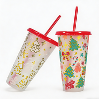 Gobelet magique jetable à changement de couleur activé par le froid pour boissons, jus et boissons froides