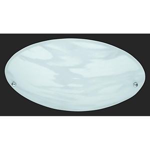 Plafoniera rotonda in cristallo di alabastro bianco 25cm E27, ideale per l'illuminazione calda in ambienti domestici e spazi moderati. - Product Image 2