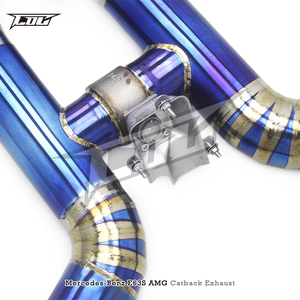 אגזוז כוונון מותאם אישית עבור מרצדס בנץ E63/E63S AMG W213 4.0TT 2016-2023 מערכות פליטה טיטניום ולבטרוניות - Product Image 4