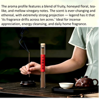 Varillas de Incienso Natural de Alta Calidad con Notas de Frutas, Miel, Flores, Té y Vinagre Suave