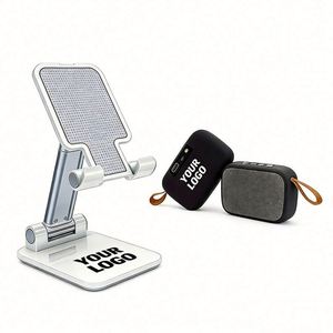 Wholesale Custom Logo Foldable Portable Desk Mobile Holder for Business Event Promo Gift Phone <b>Stand</b> - Product Image 1