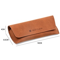 Étui souple de luxe en cuir pour lunettes de soleil Bestpackaging – Étui souple de haute qualité pour lunettes, étui de rangement pour lunettes avec logo personnalisé D8-R50