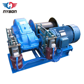 electric winch jk 10t single drum wire rope electric winch